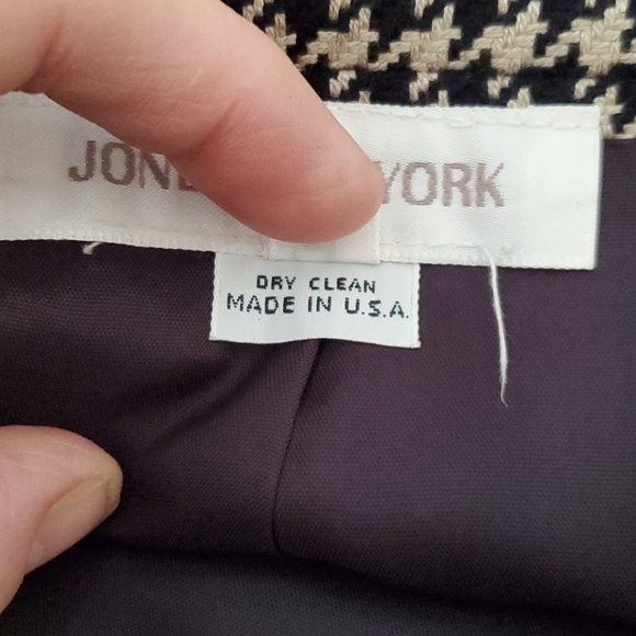Jones New York Houndstooth Skirt 24" size 14 - Picture 5 of 6